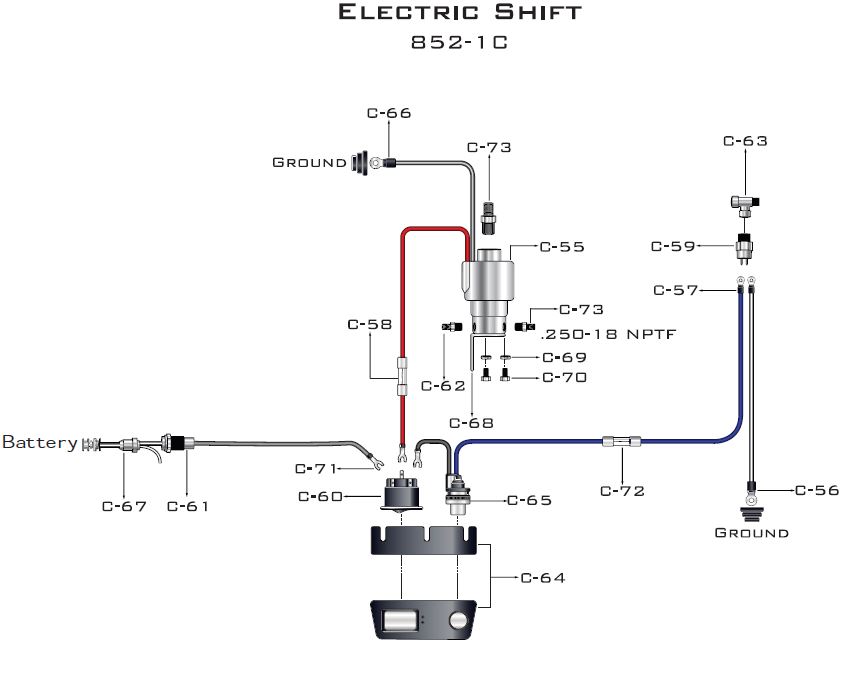Electric Shift Installation Kit 8521C Gearcentre Canada Heavy